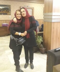 فاطمه جوادیان و مژگان دستینه