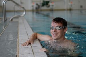 دناوان تیلدسلی، شناگر نابینا