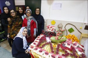 خانم های نابینا در میهمانی