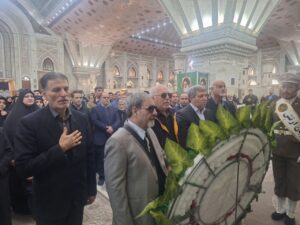 مدیران انجمن نابینایان ایران در حرم امام خمینی (ره)